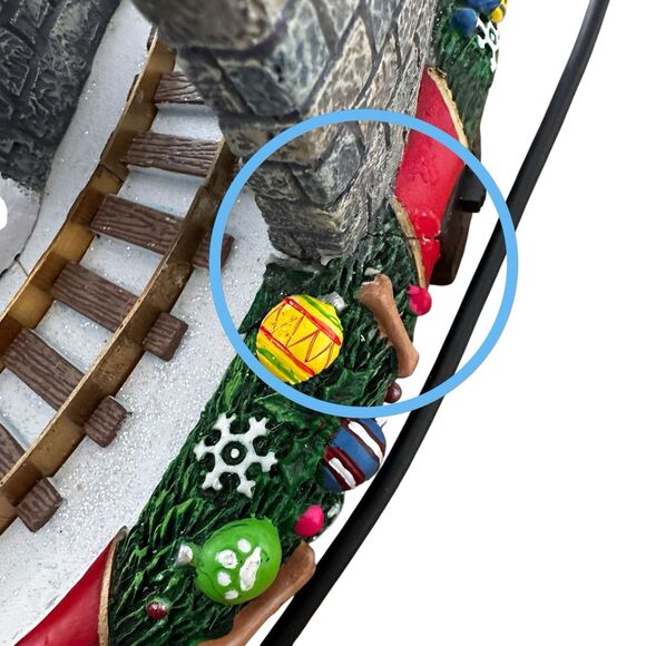 Rare Danbury Mint Shih Tzu Christmas Wonderland Animated Holiday Train Dogs - Picture 7 of 14